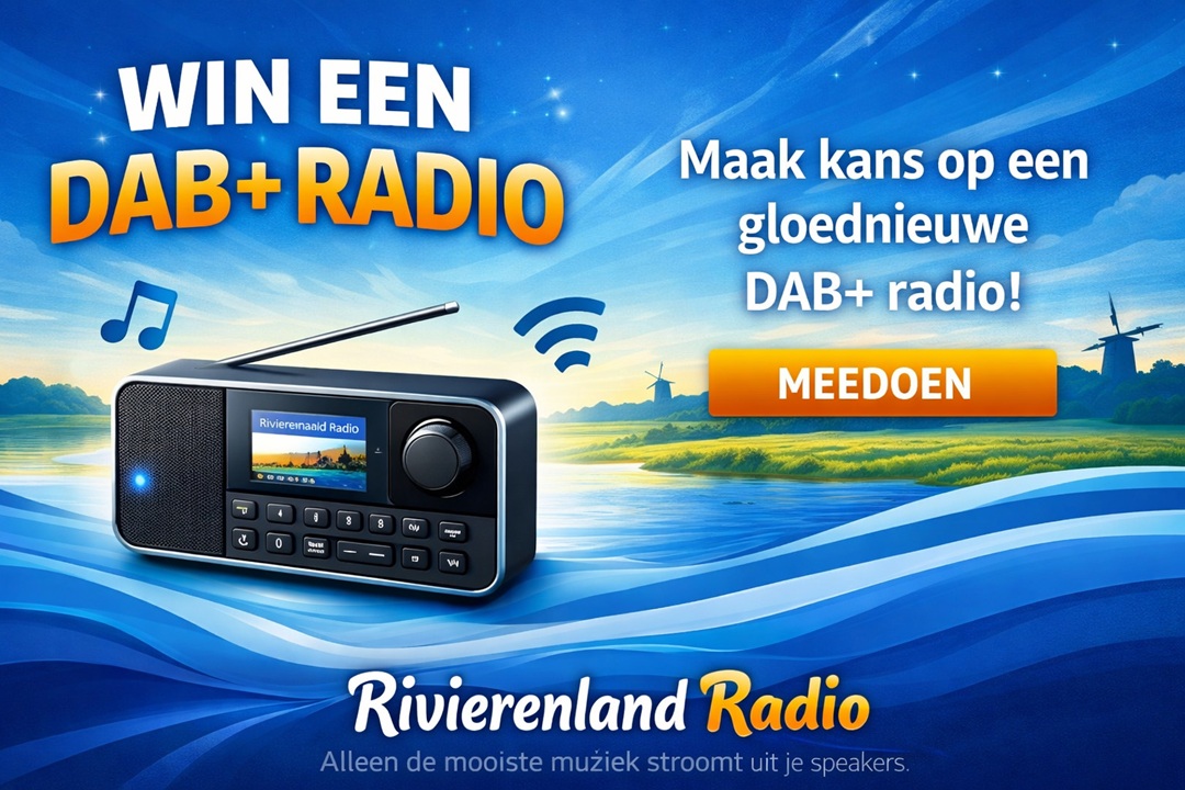 Win een DAB+ radio van Rivierenland Radio!